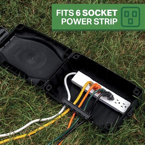 weatherproof extension cord connection box